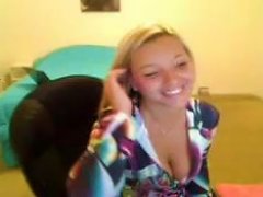 Beautiful Blondie With Cute Face Flashing Her Titties Porn Videos