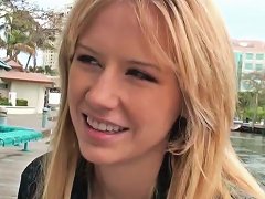 Pretty Blondie Lets A Stranger Put His Finger In Her Pussy Porn Videos
