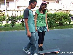 He Teaches A Teen To Skateboard And Pleasure His Cock Porn Videos