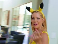 Sweet Blondie In Fancy Yellow Suit Raylin Ann Gets Banged In Mish Pose Tough Porn Videos