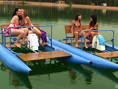 Amateur Babes And Their Lesbian Adventure On The Old Lake Porn Videos
